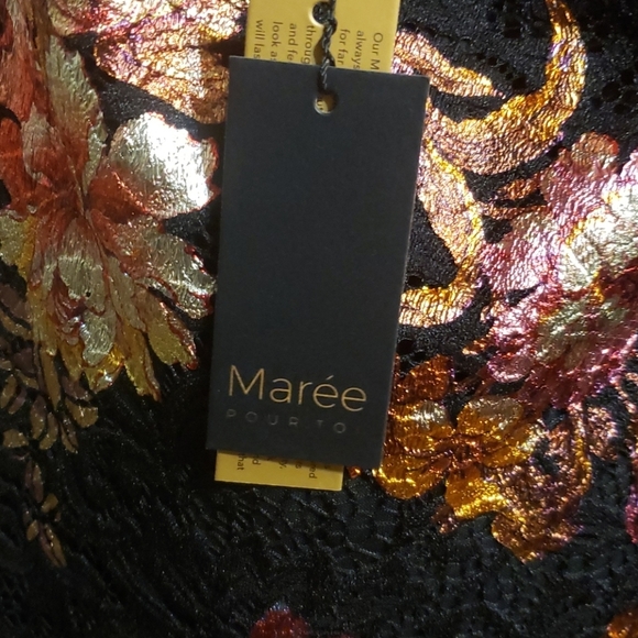 MAREE POR TOI FLORAL LACE DRESS - Picture 7 of 9